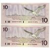 Image 1 : BC-57aA 1989 $10 Thiessen-Crow, ATX and ADX, both