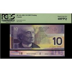 BC-63c 2001 $10  2003 Printing BER 6129952 PCGS U
