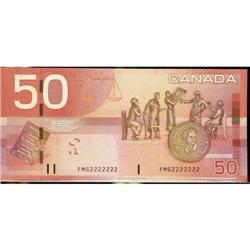 SOLID numbered note, BC-61a-i 1988 $50 #FMG222222