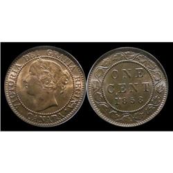 1858 1¢ PCGS MS64 Red/brown. A very flashy coin!