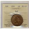 Image 1 : 1901 1¢ ICCS MS65 Red, 90% red luster, a lovely e