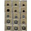 Image 1 : Large lot of ICCS graded coins; 10¢ 1963 MS-64, 1