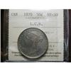 1870 LCW  50¢ ICCS VF30.  An appealing lightly to