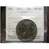 Image 1 : 1871   50¢  ICCS MS60PQ. Medium autumn shades ove