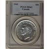 Image 1 : 1945 $1 PCGS MS-63, brilliant with full luster. K