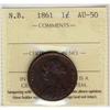 Image 1 : N.B. 1861 1¢ ICCS AU50.