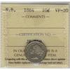 Image 1 : N.B. 1864 10¢ ICCS VF20.