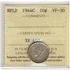 Image 1 : Nfld 1944c 10¢ ICCS VF30.