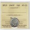Image 1 : Nfld 1945c 10¢ ICCS AU55.