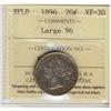 Image 1 : Nfld 1896 20¢ Large 96 ICCS VF30.
