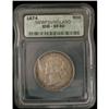Image 1 : Nfld 1874 50¢ ICG EF40.  Nice problem free coin.