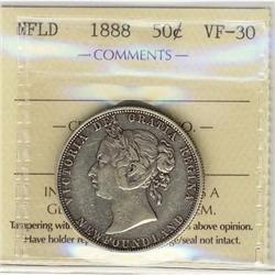 Nfld 1888 50¢ ICCS VF30,