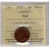 Image 1 : 1929 1¢ ICCS MS-63 RED