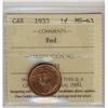 Image 1 : 1933 1¢ ICCS MS63 RED