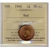 Image 1 : 1940 1¢ ICCS MS65RD.