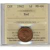 Image 1 : 1942 1¢ ICCS MS64RD