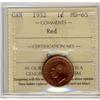1952 1¢ ICCS MS65RD.