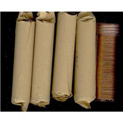 1967, 5 x BU Roll 1¢.  Lot of 250 unpicked full r