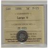 Image 1 : 1886  5¢ Large 6 ICCS F-15