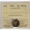 Image 1 : 1920 5¢ ICCS MS64.