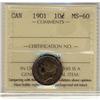 Image 1 : 1901 10¢ ICCS MS60.