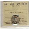 Image 1 : 1952 10¢ ICCS MS65.