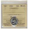 Image 1 : 1964 10¢ ICCS MS65.
