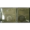 Image 1 : 1903 and 1904 25¢.  Lot of 2 ICCS VF30 coins.