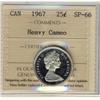 Image 1 : 1967 25¢ ICCS SP66 Hvy Cameo.