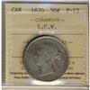 Image 1 : 1870 50¢ LCW  ICCS F-12