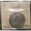 Image 1 : 1871 50¢ ICCS VF-30 A nice example with problem f