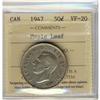 Image 1 : 1947   50¢ ML ICCS VF20