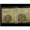 Image 1 : Lot of two 50 cents ICCS graded, 1946 Design, 194