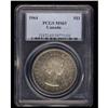 Image 1 : 1964  $1  PCGS MS65.  Nice toning over full under