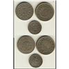 Image 1 : 1855, 1867 & 1891 US 5¢.  Lot of three coins.  18