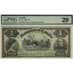 DC-16 1900 $4 #062177 PMG VF20. A decent example