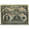 Image 1 : Lot of 2 notes: English and French issues BC-1 19