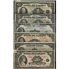 Image 1 : Set of 6 notes with check letter series 'C' 1935