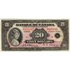 Image 1 : BC-10 1935  $20 #F025235  French text  CCCS EF-40