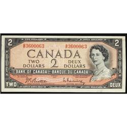 BC-38b  1954 $2 "RADAR" G/R3600063 EF-AU.  Very s