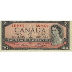 BC-38dT 1954 $2 Lawson-Bouey S/R2774879 VF+