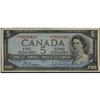 Image 1 : BC-39bA 1954 $5 Beattie-Rasminski *N/X0116413 EF+