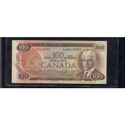 BC-52aAi  1975  $100 Lawson-Bouey  AJX0119701  Fi