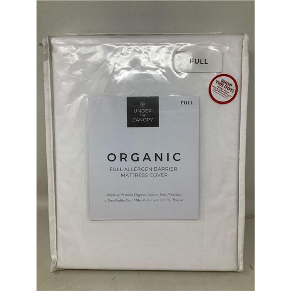 Under the Canopy Organic Allergen Barrier Mattress Cover- Full Size