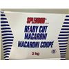 Image 2 : Splendor Ready Cut Macaroni (2 x 2kg)