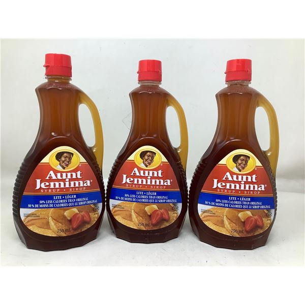 Aunt Jemima Lite Syrup (3 x 750ml)