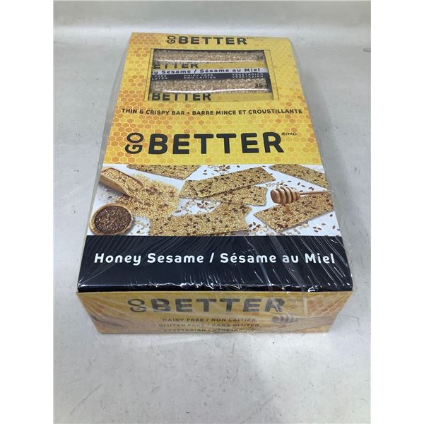 Go Better Honey Sesame Crispy Bars (24 x 35g)