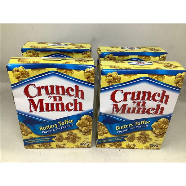 Crunch 'n Munch Buttery Toffee Popcorn and Peanuts (4 x 200g)