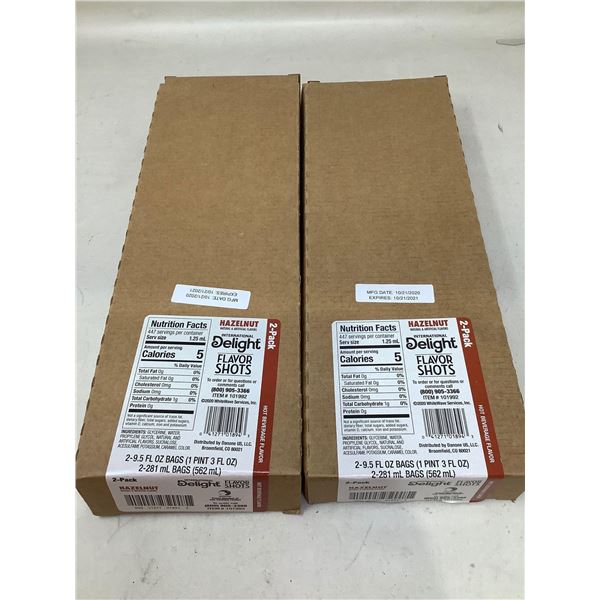 International Delight Hazelnut Flavor Shots (2 x 2- 9.5fl oz bags)