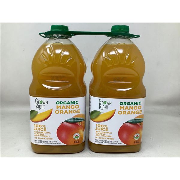 Grown Righ Organic Mango Juice (2 x 1.89L)
